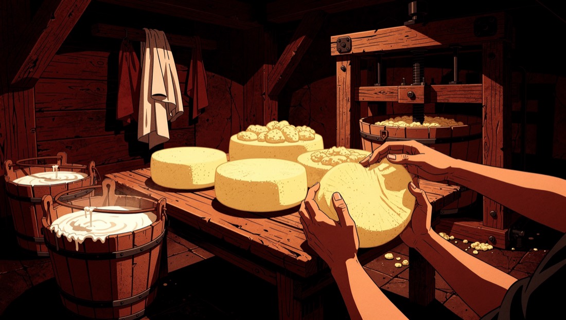 Elaboración de queso
