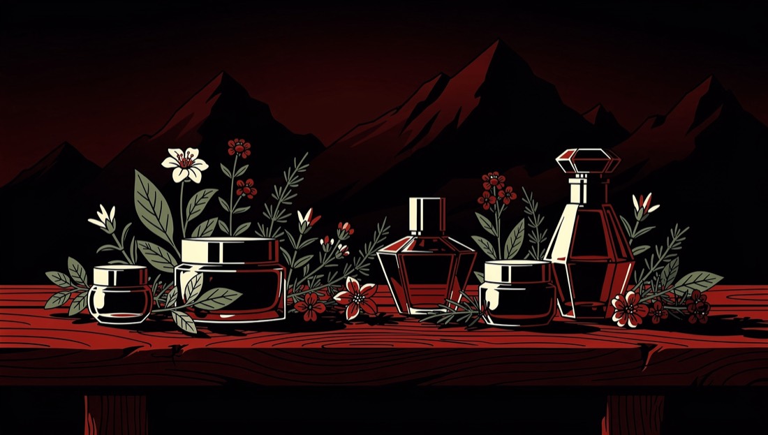 Flores y perfume
