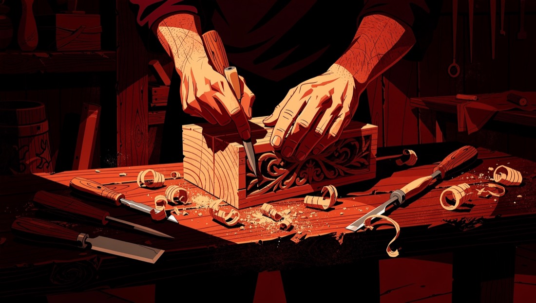 Wood carving